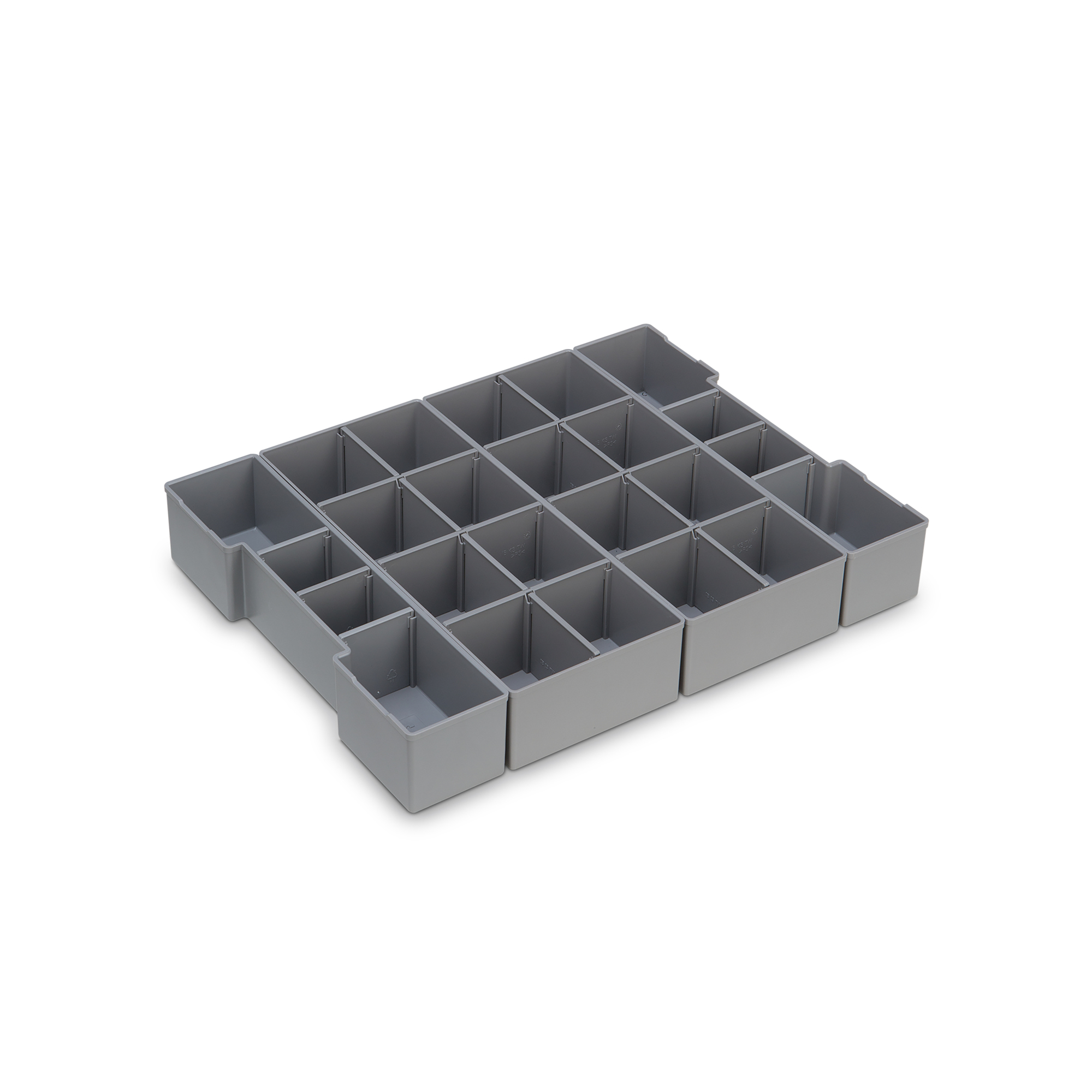 L-Boxx Baseline Organizer Bin Set — Durable Plastic, Dividers Included, Model# 6000010098